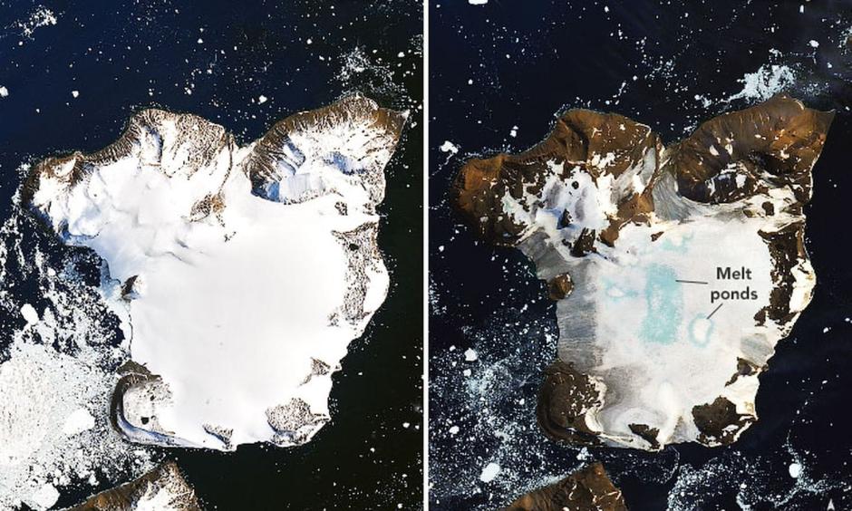 Climate change is increasing ice melt in Antarctica