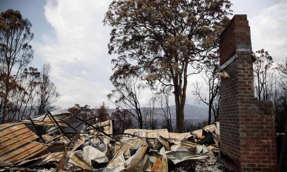 damage from bushfires