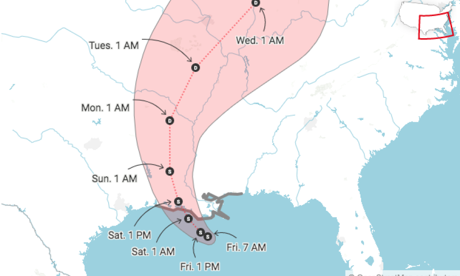 Image: Elijah Wolfson, TIME, with data from NOAA