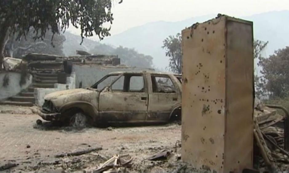 Soberanes fire damage. Photo: CBS