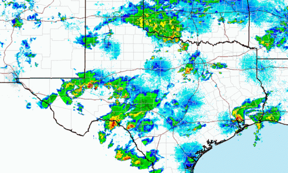 Texas Gov. Greg Abbott declared a state of disaster in 31 counties due to the flooding. Image: NWS