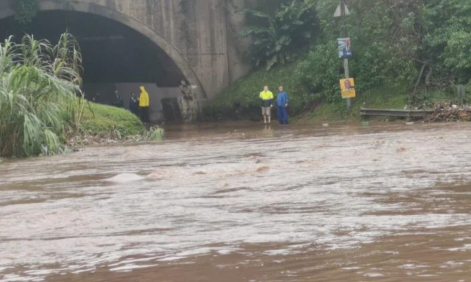 The storm wreaked havoc throughout the Durban area, 23 April 2019. Credit: Twitter
