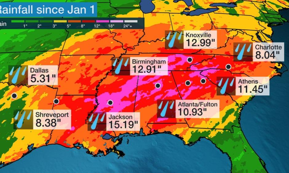 climate change is increasing extreme rainfall events