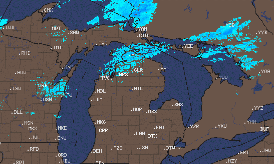 Gif Michigan Weather Radar for December 78, 2016 Climate Signals