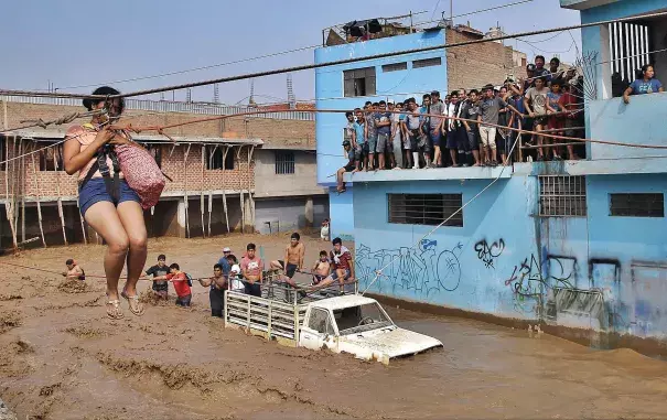 flooded street