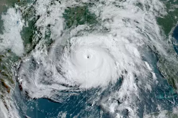 Hurricane Ida makes landfall in Louisiana on August 29, 2021.