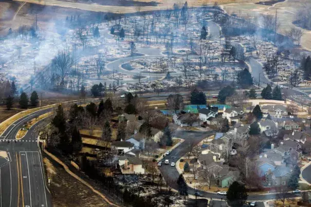 Hundreds of homes were damaged in the Marshall fire.