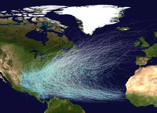 Historic Storm Tracks