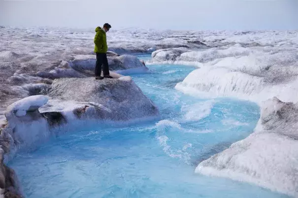 Greenland ice sheet melt has been marked by two major melt events since 2000—one in 2002 and another in 2012.