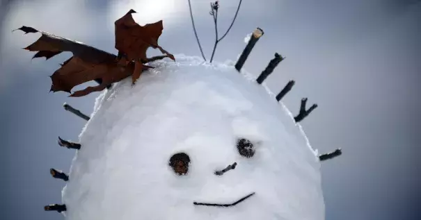 This could be you if you venture outdoors on Saturday. Minus the smile. Photo: Astrid Riecken, Getty Images