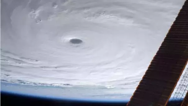 Japanese astronaut Kimiya Yui snapped this image of Super Typhoon Soudelor from the International Space Station. Photo: Via Twitter