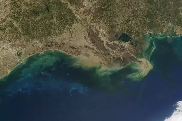 Satellite view of the Gulf of Mexico. Photo: NASA