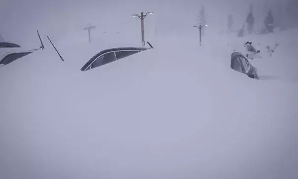 24-46" in the last 24 hours at Mammoth Mountain, CA, and this is just the beginning. Photo: Mammoth Mountain, Facebook