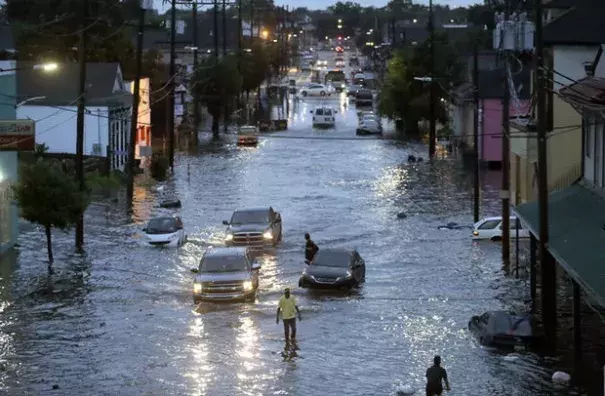 Street flooding in New Orleans on Saturday, August 5, 2017. Photo: Brett Duke, The Times-Picayune