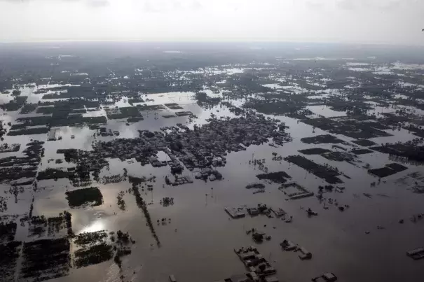 Flooding in Punjab Province, Pakistan. Photo: United Nations Photo