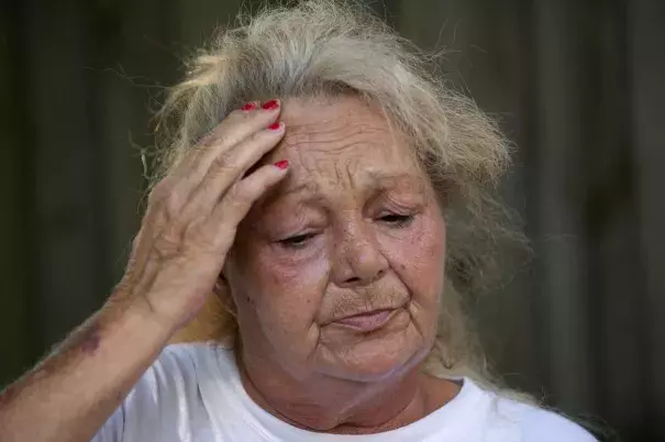 Denham Springs' Jean Gros, one of the displaced flood victims sheltering at L.M. Lockhart Park Community Center in Denham Springs reflects on the process of getting transportation and a place to stay, to be able to leave the shelter. Photo: Travis Spradling, Advocate