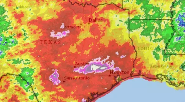 Last 30 days of rain, ending June 1. Image: NOAA