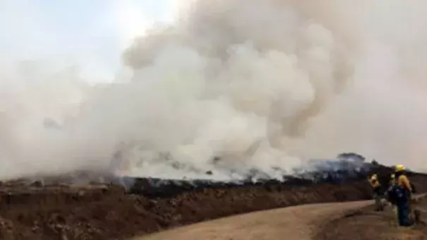 The Soberanes Fire is filling Monterey County with smoke, alarming some and making others sick. Photo: KSBW