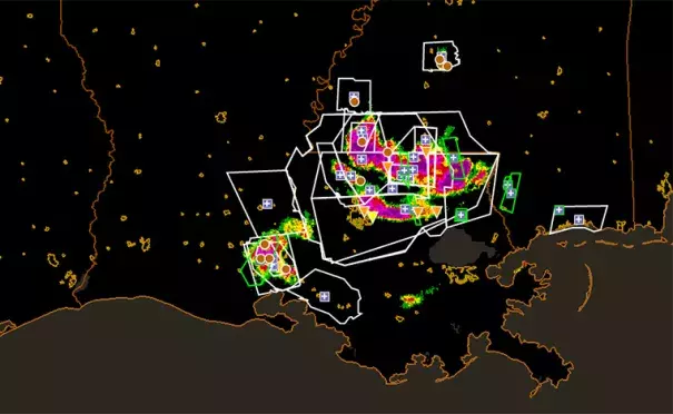 Precipitation Accumulation Return Period, August 12, 2016. Image: Flash