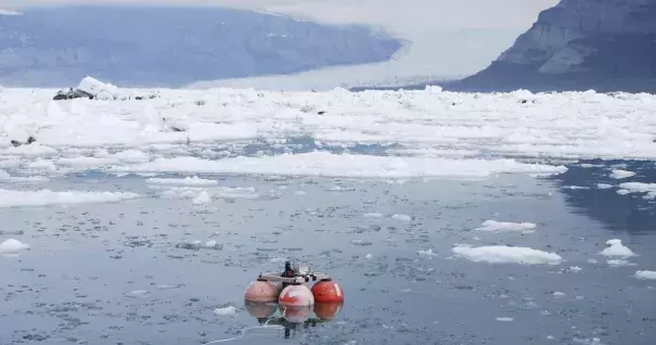 The National Oceanic and Atmospheric Administration issued a new analysis with maps detailing how older Arctic sea ice is being lost north of Alaska and the likelihood that it will never be replaced. Photo: Jeffrey Nystuen, AP