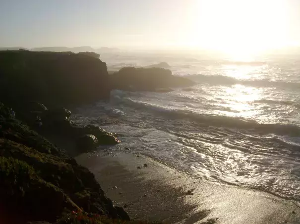 Waves on a California beach. Image credit: mlhradio, Flickr