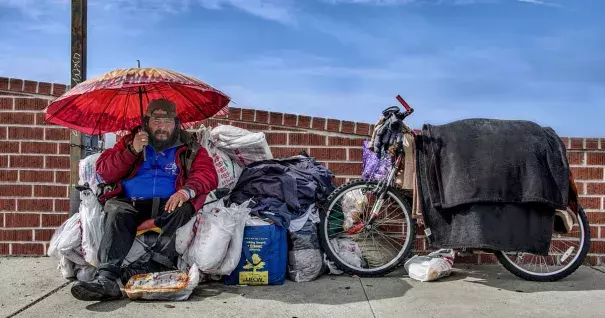 José Guadalupe Garcia is from Toluca, Mexico. When this photo was taken he was living on the streets of Southern California. Photo: RussLoar, Flickr