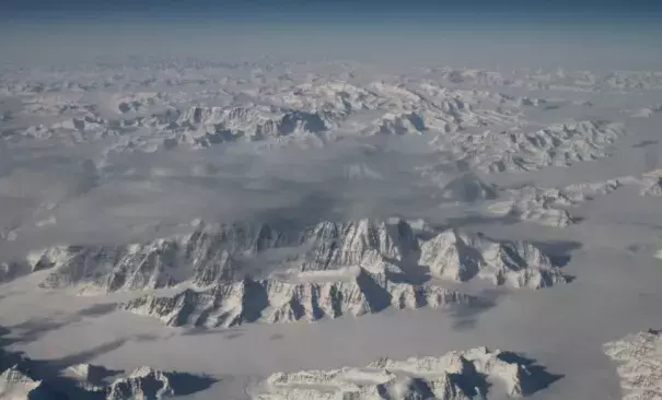 This NASA handout photo obtained March 29, 2016 shows a stunning perspective of the northeast coastline of Greenland, one of the worlds two great ice sheets (the other is Antarctica), captured by the Oceans Melting Greenland (OMG) field campaign team. Photo: AFP / NASA