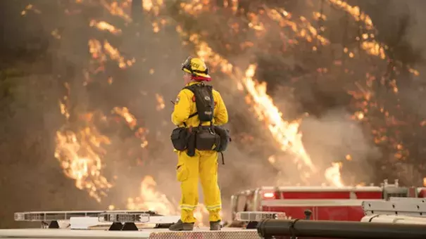 The Rocky Fire outside Santa Rosa is the biggest wildfire in California this week. Hector Amezcua/ZUMA