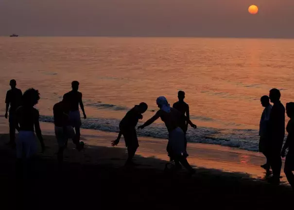 Oman and Yemen are on alert this week as Cyclone Chapala approaches. Here, a Muscat beach scene in 2010. Photo: Mohammed Mahjoub, AFP, Getty