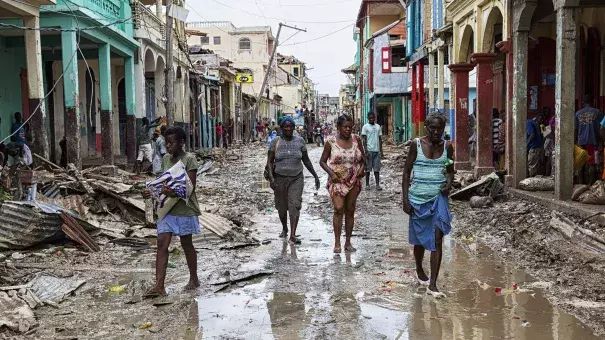 The aftermath of Hurricane Matthew in Jeremie, Haiti. Photo: AFP