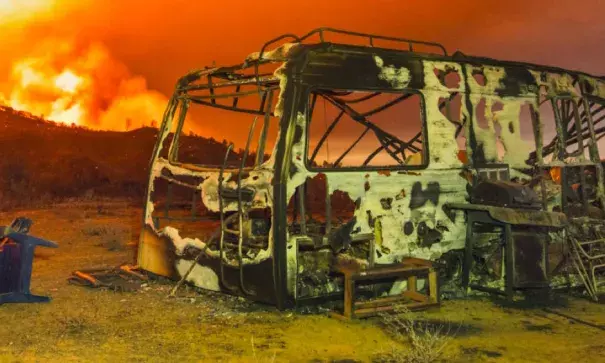 The Woolsey Fire. Photo: Stuart Palley