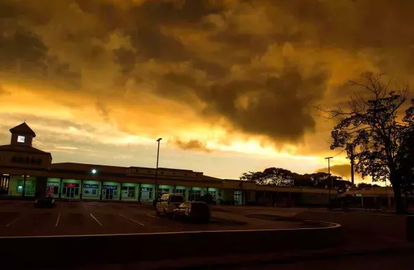 Storm clouds gather as Tropical Storm Dorian moves toward St. Michael Parish, Barbados, Monday, Aug. 26, 2019. Much of the eastern Caribbean island of Barbados shut down on Monday as Dorian approached the region and gathered strength, threatening to turn into a small hurricane that forecasters said could affect the northern Windward islands and Puerto Rico in upcoming days. Photo: Chris Brandis, AP