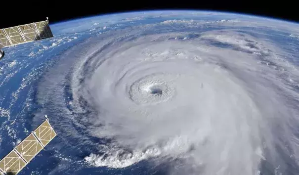 ISS image of Hurricane Florence at 9 am EDT Wednesday, September 12, 2018. Credit: Ricky Arnold