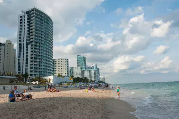 Many areas in Florida are at risk of sea level rise. Photo: Michele Eve Sandberg/Corbis via Getty Images
