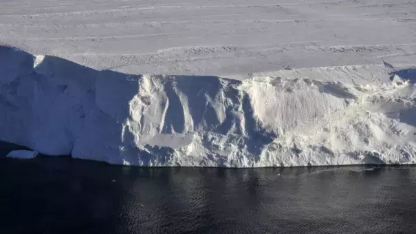 melting glacier