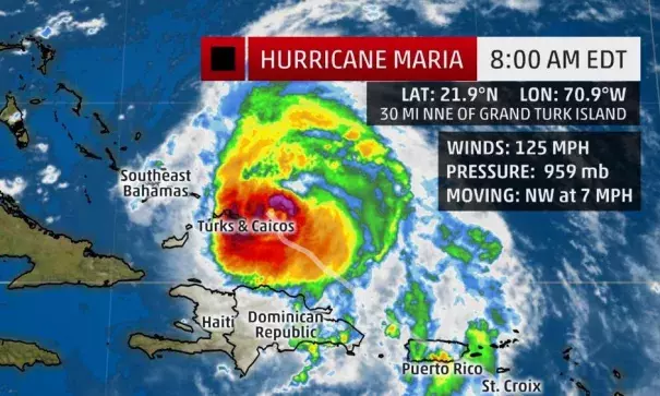 Current Storm Status. The highest cloud tops, corresponding to the most vigorous convection, are shown in the brightest red colors. Clustering, deep convection around the center is a sign of a healthy tropical cyclone. Image: The Weather Channel