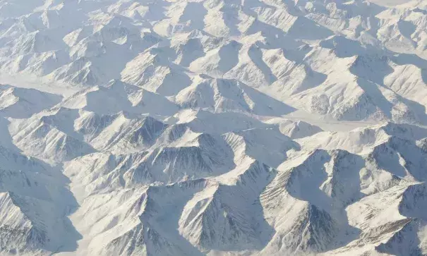 The Brooks mountain range spreads out to the horizon in northern Alaska March 17, 2011. Photo: Reuters