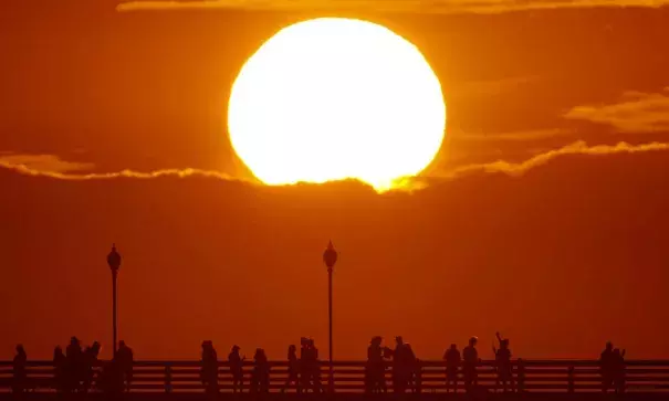 An early-July heatwave broke temperature records across Southern California. Photo: Mike Blake, Reuters