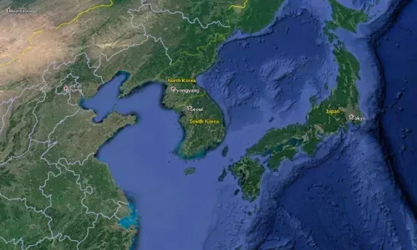 Yonaguni, Okinawa, Japan location. Image: Google, TW