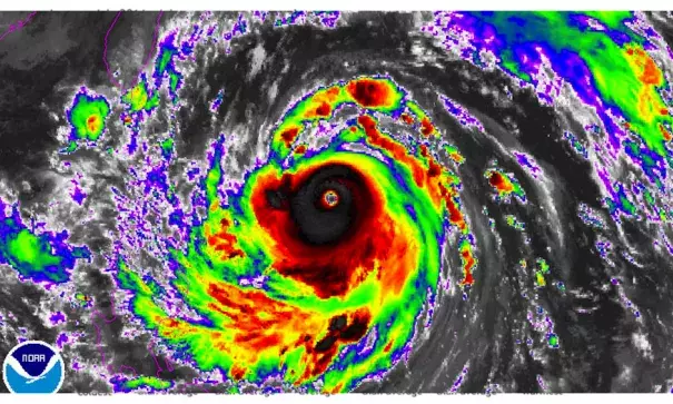 Super Typhoon Meranti. Image: NOAA
