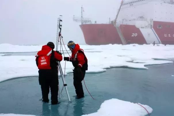 Arctic sea ice melt