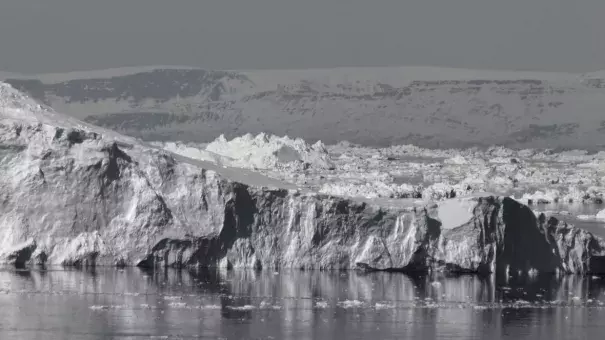 Greenland is losing about 8,300 tonnes of ice per second each day — ice that is melting on land and running into the water, as well as icebergs that are being discharged into Baffin Bay said William Colgan of Toronto's York University. Photo: William Colgan