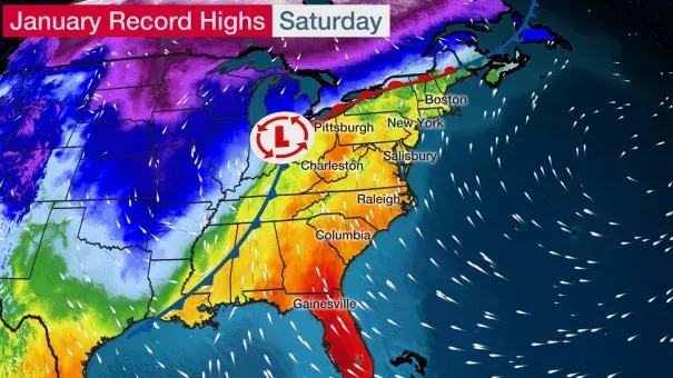 record high temperatures