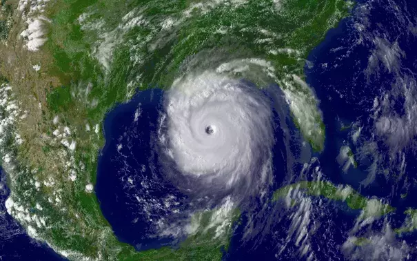 On August 29, 2005 Hurricane Katrina devastated New Orleans and surrounding areas. Photo: NOAA