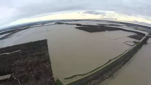 Cropland flooding. Photo: TSeven0, Youtube