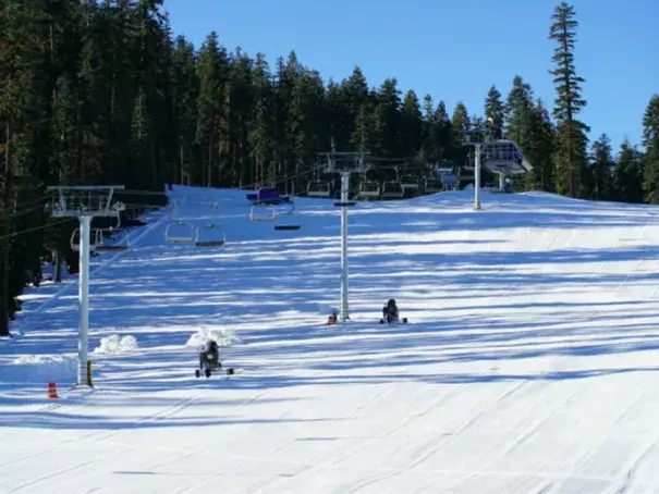 Sierra-at-Tahoe in Twin Bridges, California, had enough snow November 19, 2015 to open Nov. 20, its earliest start in 11 years. Sierra-at-Tahoe / Courtesy