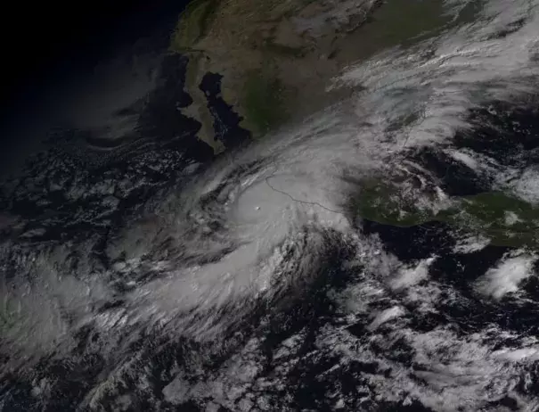 GOES-East satellite image of Hurricane Patricia at 10:45 am EDT October 23, 2015. Image credit: NOAA Viz Lab.