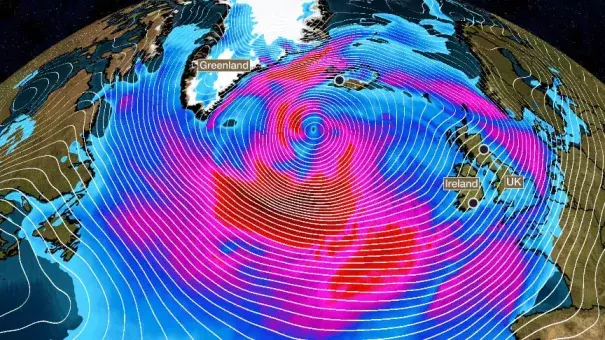 Bomb cyclones may be impacted by climate change