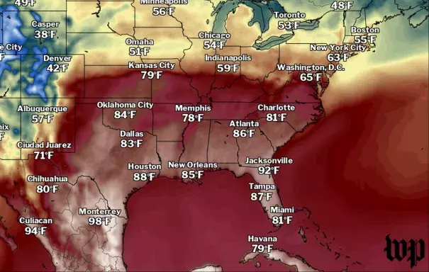 Climate change is leading to more broken heat records in all seasons