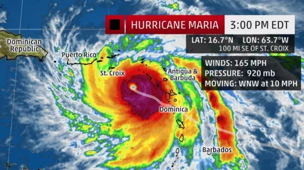 Current Storm Status. The highest cloud tops, corresponding to the most vigorous convection, are shown in the brightest red colors. Clustering, deep convection around the center is a sign of a healthy tropical cyclone. Image: The Weather Channel